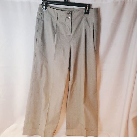 MICHAEL MICHAEL KORS Gray Houndstooth 2 Piece Women's Cropped Pant Suit - Picture 10 of 17